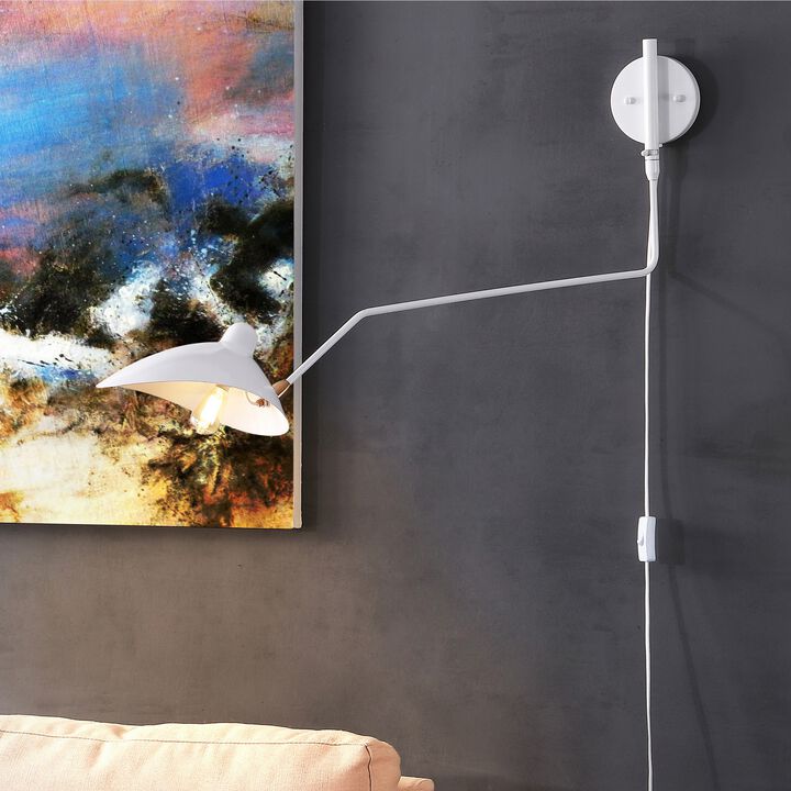 Frank Iron Retro Swing LED Wall Sconce