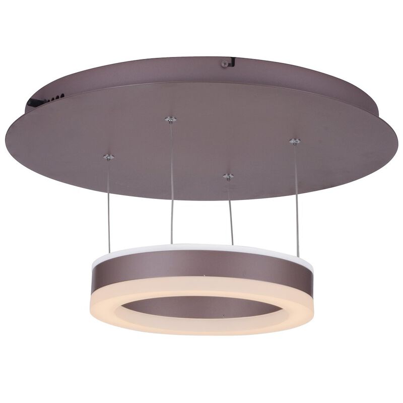 VONN Lighting 11” Wi-Fi-Enabled Tunable White Color-Changing LED Pendant Ceiling Fixture