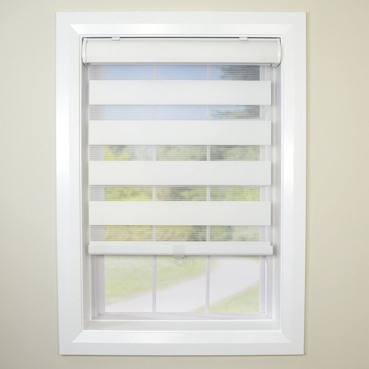 Cordless Alternating Shade Roller Blind, 34" x 72"