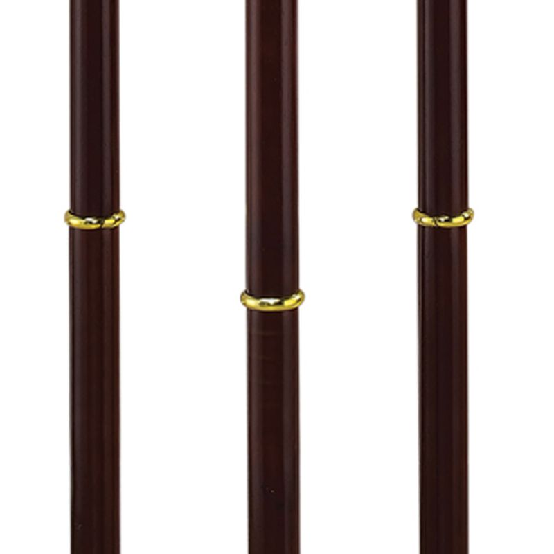 Ideally Classic Accent Table, Merlot Brown-Benzara
