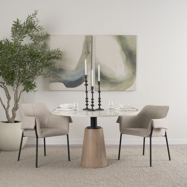 Maxwell White Dining Table