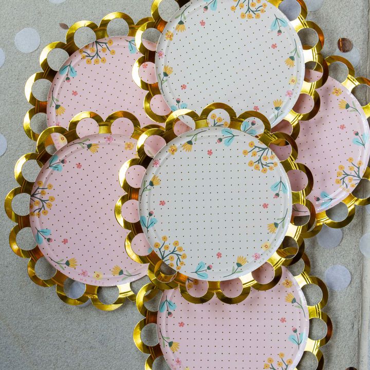 Ma Fete Tea Party Paper Dessert Plates 7", (8)