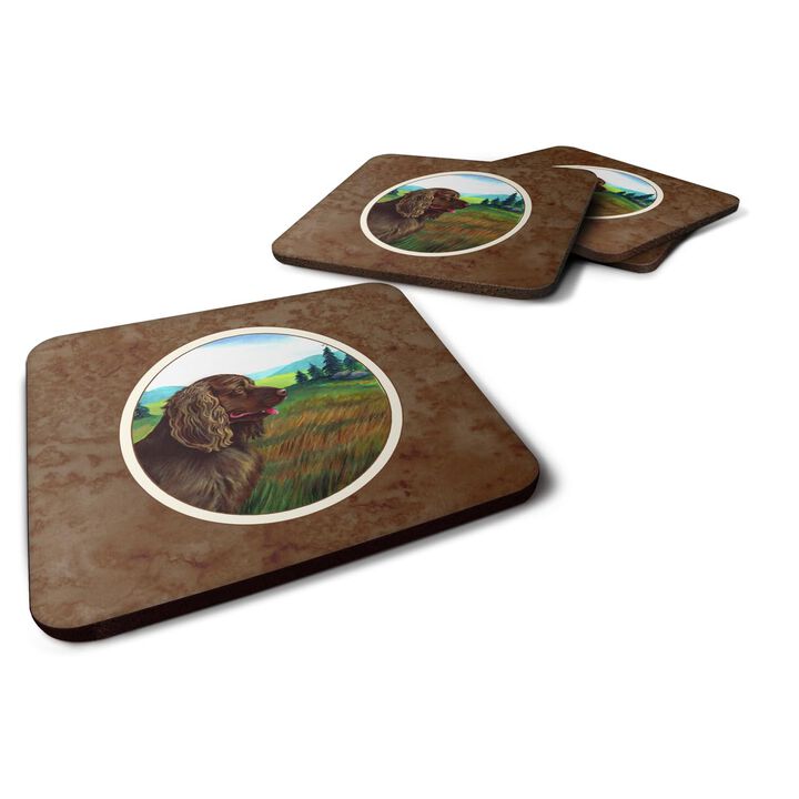 Caroline's Treasures 7122FC Sussex Spaniel Foam Coasters (Set of 4), 3.5, Multicolor