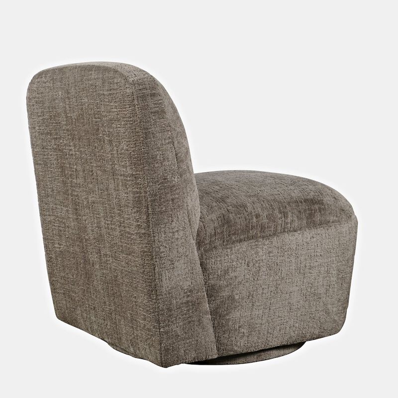Jofran Josie Upholstered Contemporary Casual Swivel Accent Chair
