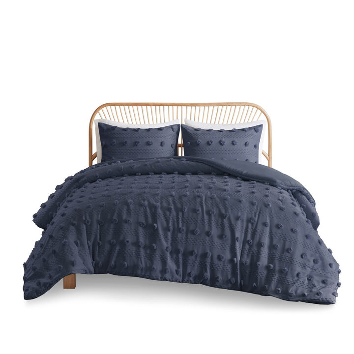 Gracie Mills Carmen Elegant Clip Jacquard Duvet Cover Set