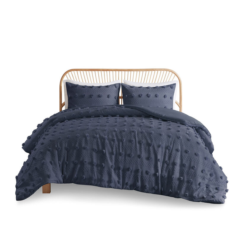 Gracie Mills Carmen Elegant Clip Jacquard Duvet Cover Set