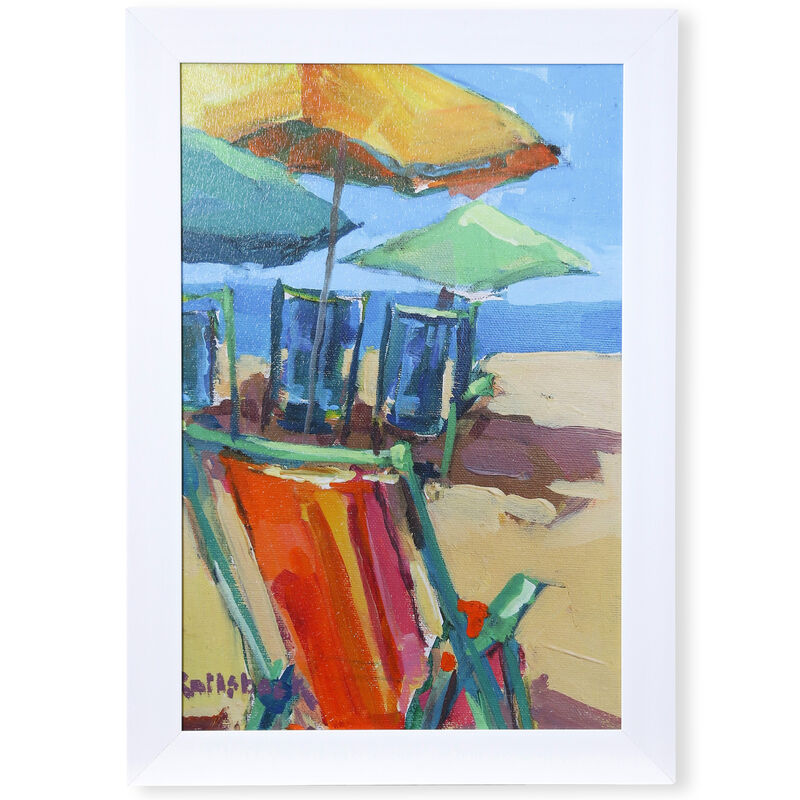 Beach Day Framed Print