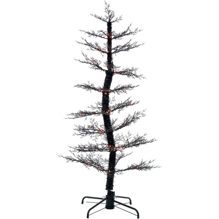 Haunted Hill Farm HHF 5.0-FT Spooky Dancing Tree, Micro-LED with Scream Sensor