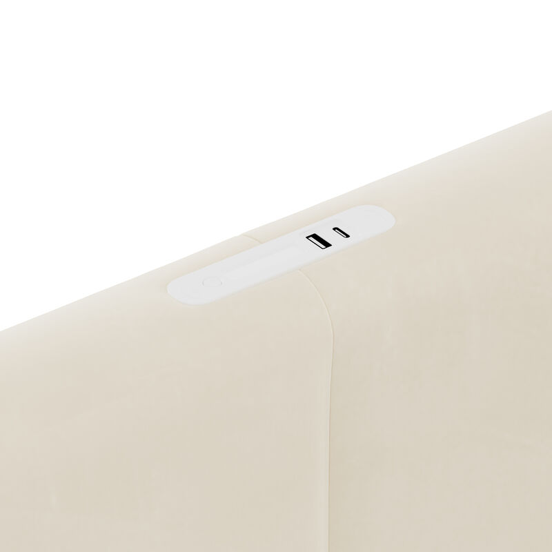 Merax PU Upholstered Platform Bed with Trundle