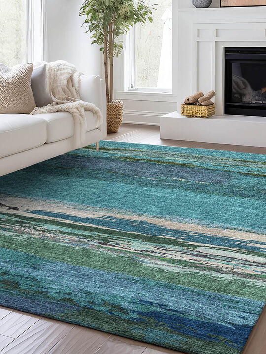 Trevi TV8 Teal 10' x 14' Rug