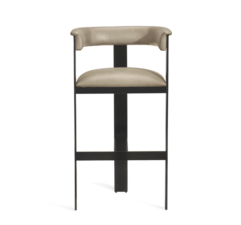 Darcy Bar Stool - Taupe/ Graphite
