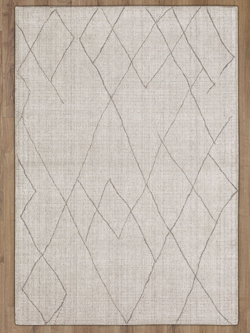 Tangier Tribal Diamond Silver 8' X 10' Rug