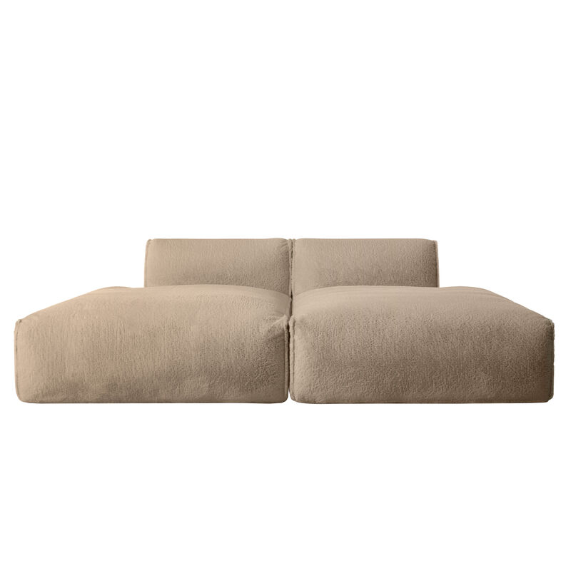 Merax Fully Compressed Sleeper Sofa for Living Room