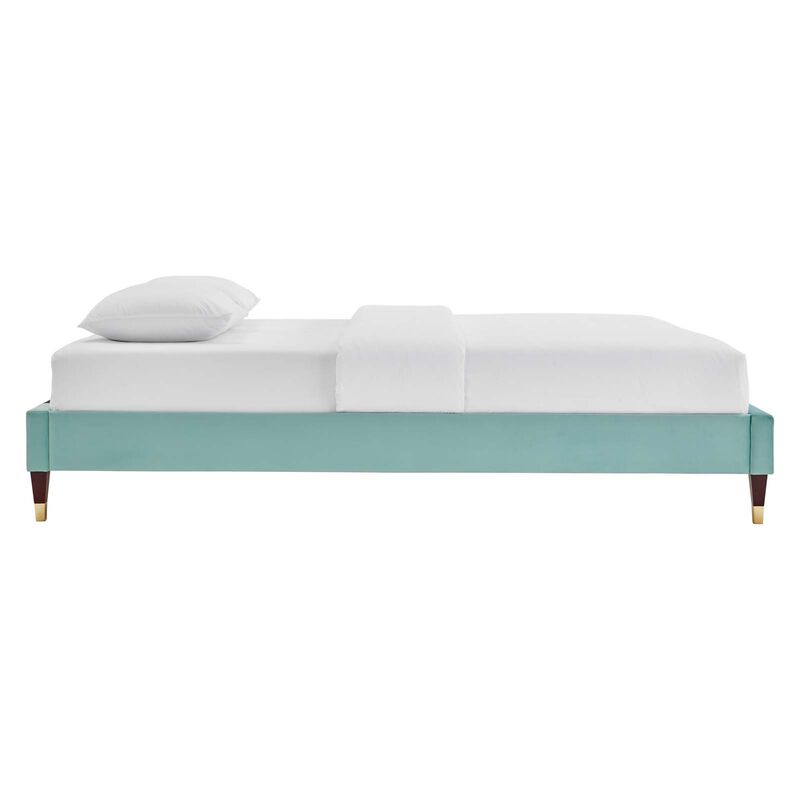 Modway - Harlow Queen Performance Velvet Platform Bed Frame