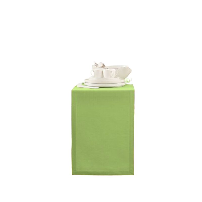Solino Home Cotton Linen Plain Table Runner | Dru