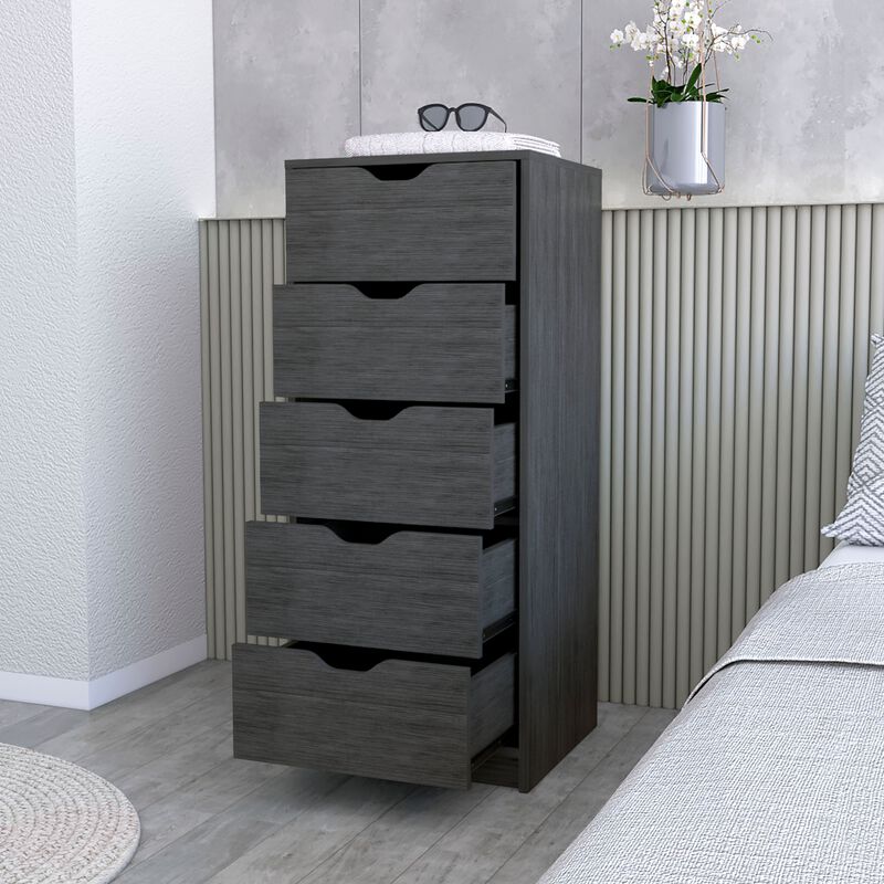 Dillon 5 Narrow Drawer Dresser