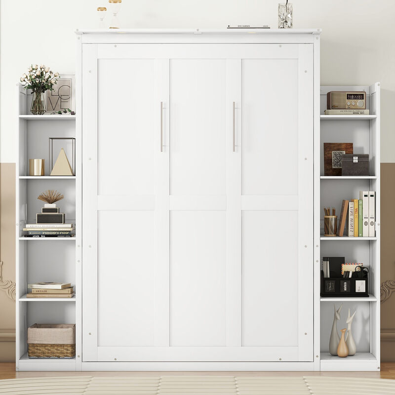Merax Classical Murphy Bed with LED Lights