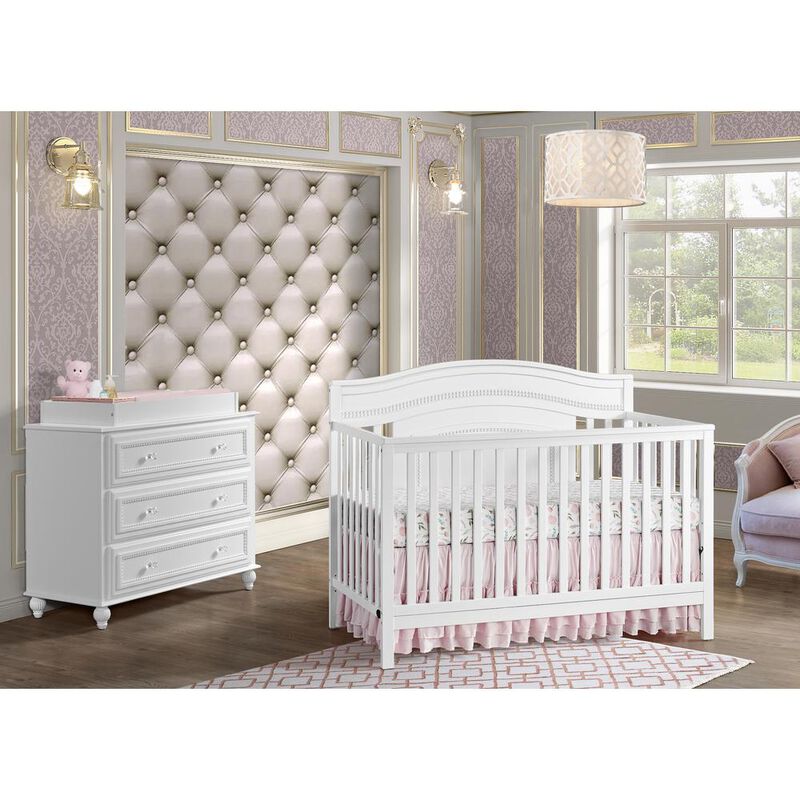 Oxford Baby Briella 3 Dr Changing Topper Rta White