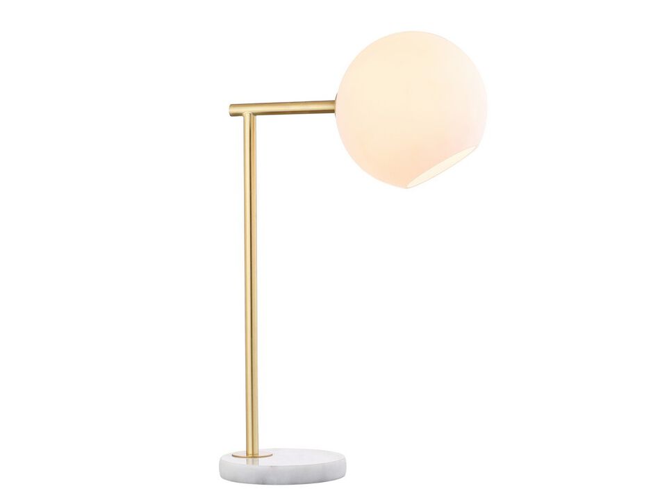 Charles Metal/Marble LED Table Lamp