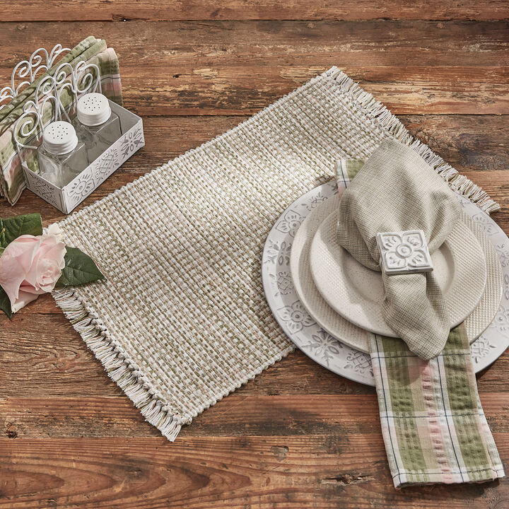 Park Designs Basketweave Meadow Placemat Set of 4