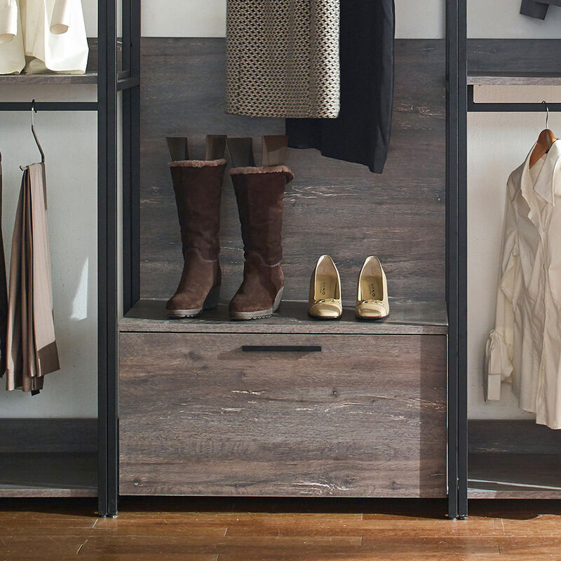 FC Design Klair Living Wood Walk-in Closet System