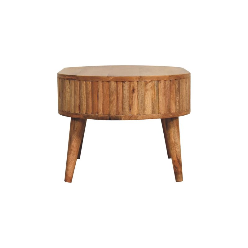 Stripe  Solid Wood 1 Drawer Coffee Table