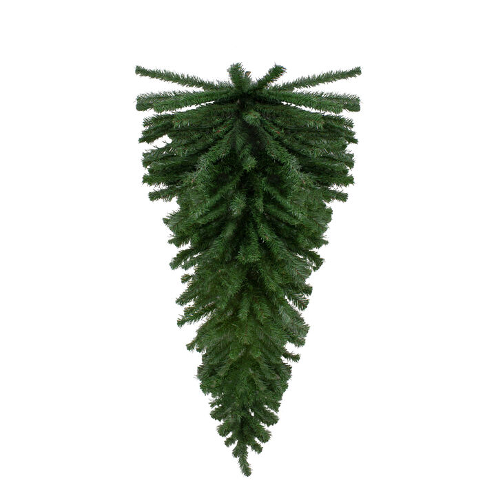 42" Canadian Pine Artificial Christmas Teardrop Swag - Unlit