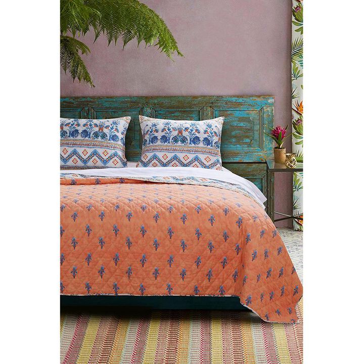 Barefoot Bungalow Aleena Reversible Quilt And Pillow Sham Set