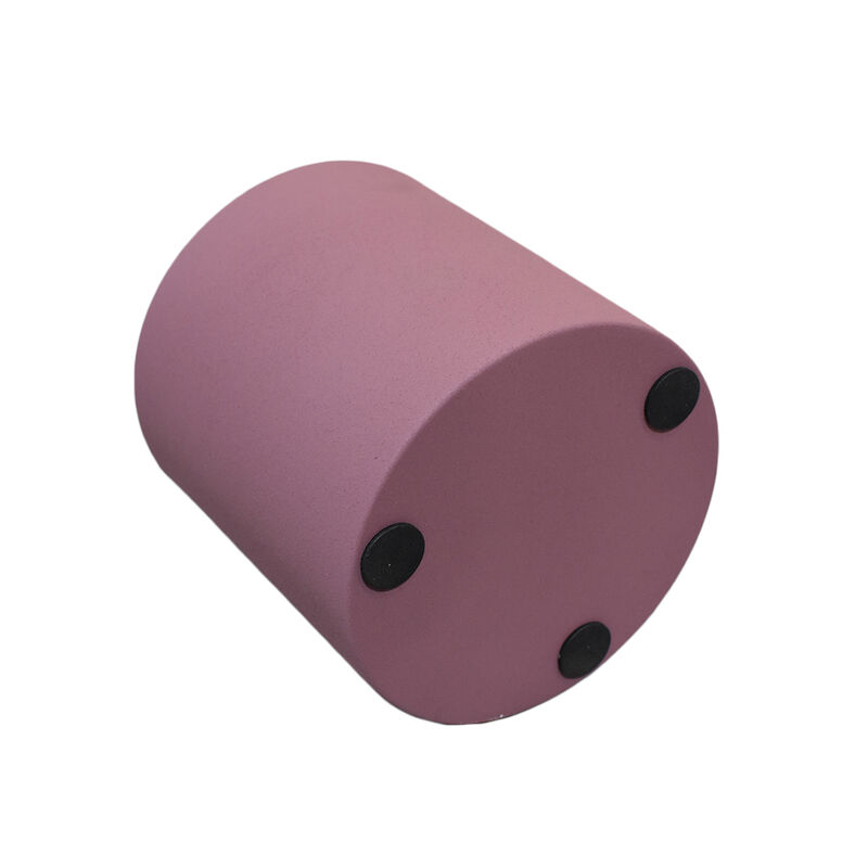 Handmade Iron Geometric Dark Pink Pail Vase For Indoor & Outdoor Use BBH Homes