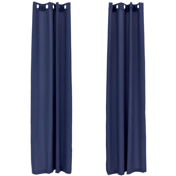 Sunnydaze Modern Outdoor Curtain Panel - 52 in x 96 in
