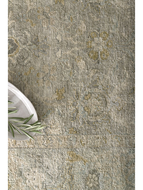 Legacy LZ01 Ash/Lagoon 18" x 18" Sample Rug