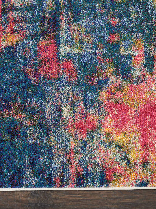 Celestial CES09 Blue/Yellow 3'11" x 5'11" Rug