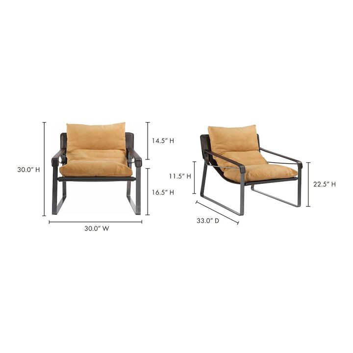 Moe's Home Collection Connor Club Chair Tan