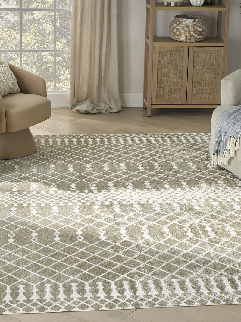 Astra Machine Washable ASW10 Sage 9' x 12' Rug