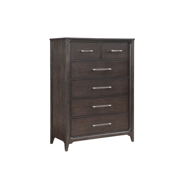 Dark 6-drawer Chest