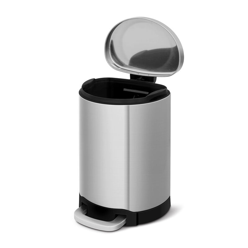 3.2 Gal./12 Liter Stainless Steel Trash Can