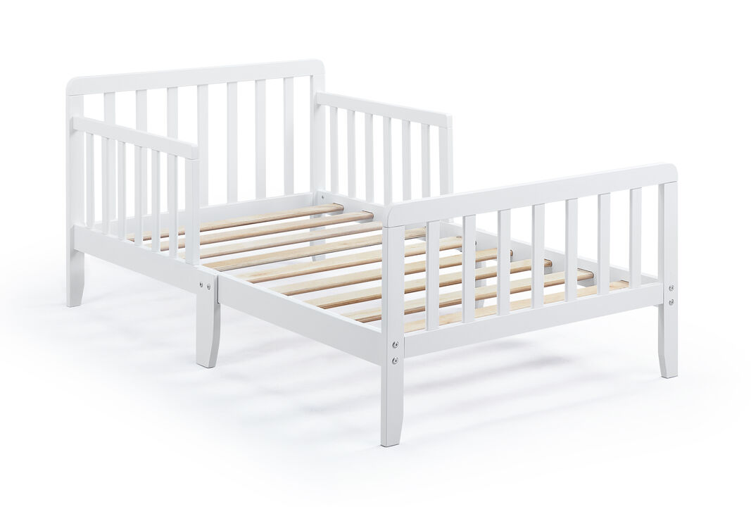 Olive & Opie Jax Toddler Bed White