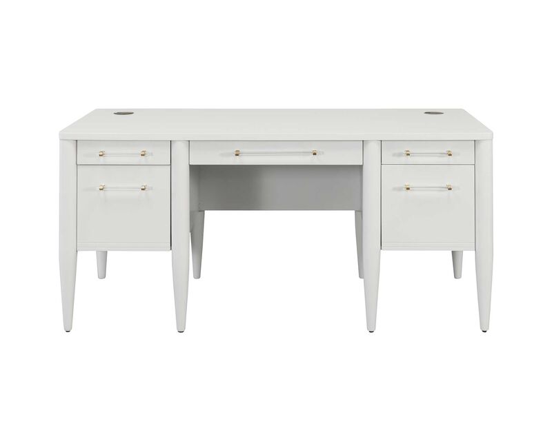 Shasta 66" Half Pedestal Desk