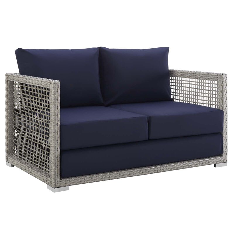 Modway - Aura Outdoor Patio Wicker Rattan Loveseat