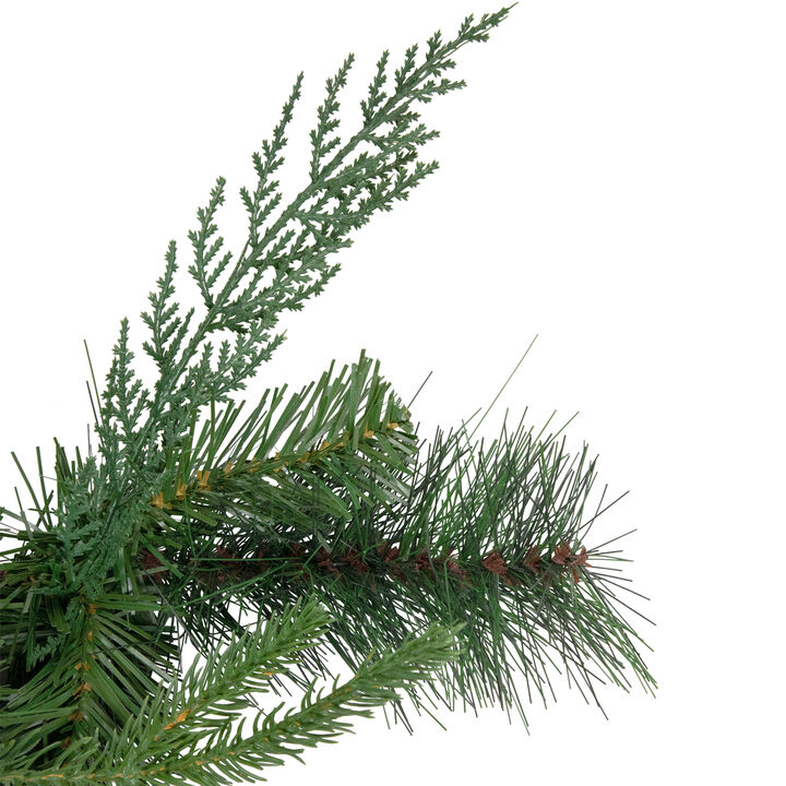 6' x 18" Mixed Pine Artificial Christmas Icicle Garland  Unlit