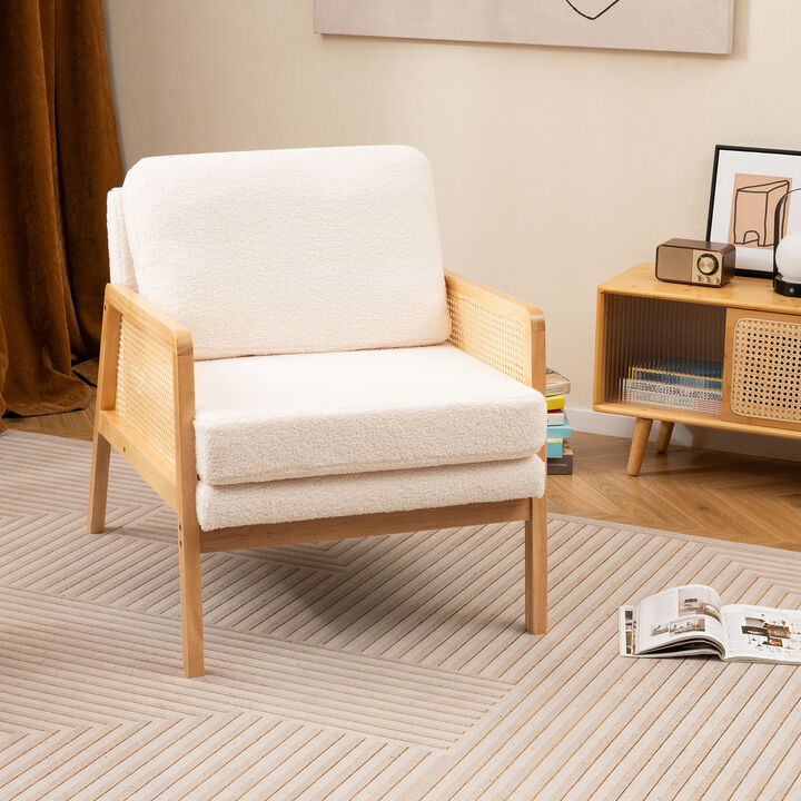 Mid-Century Modern Accent Chair for Stylish and Comfortable Living Room Seating