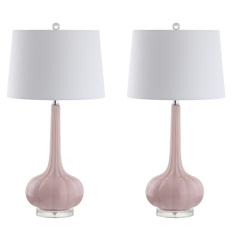 Bette Glass Teardrop LED Table Lamp (Set of 2)