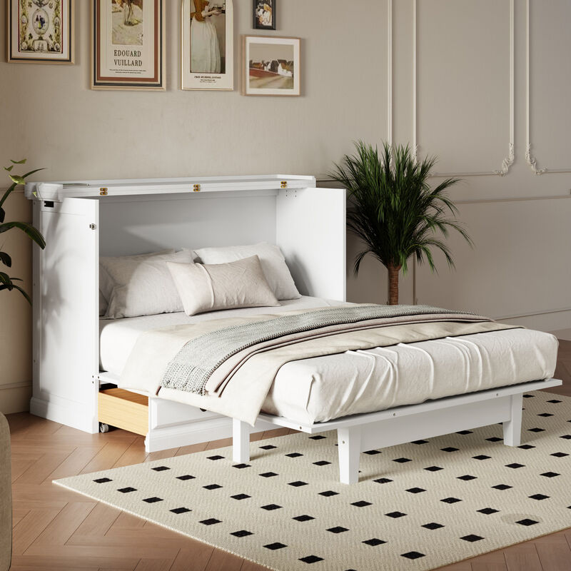 Merax Murphy Bed with Charging Station