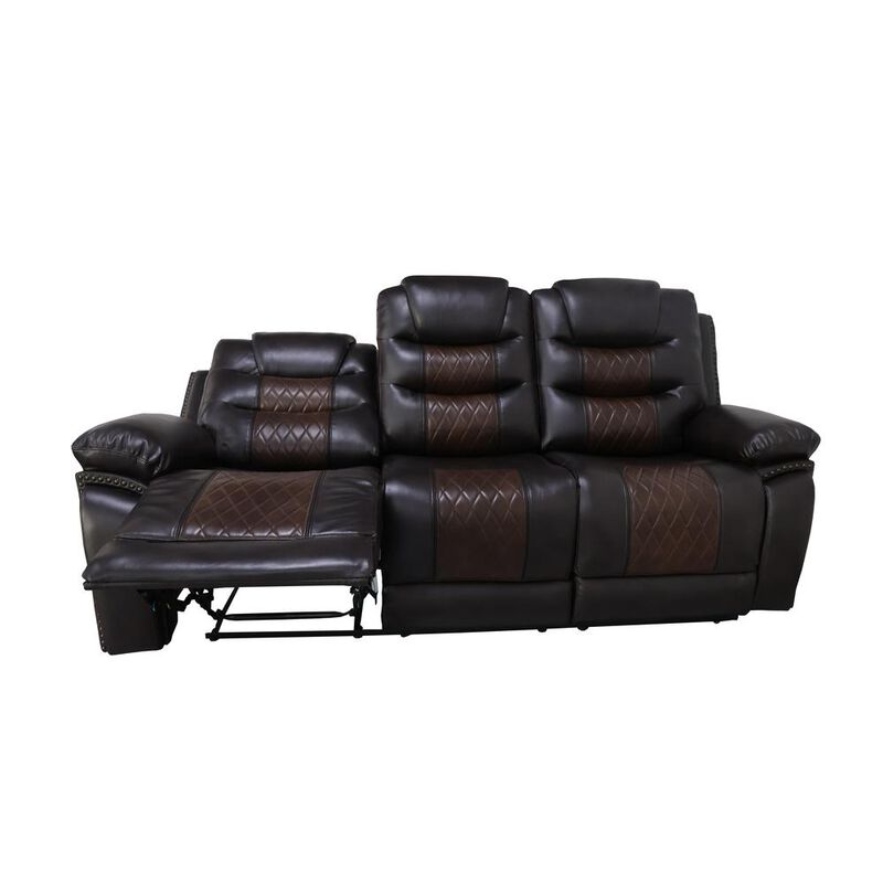 New Classic Furniture Nikko Sofa W/Pwr Fr-Brown