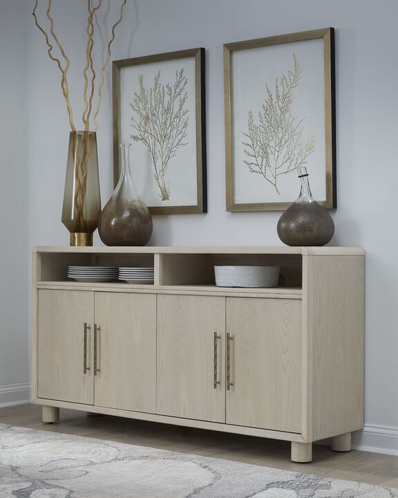 Zinnia Four Door Two Shelf Sideboard