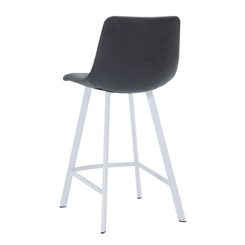 Elland - Counter stool -Light Brown-White base