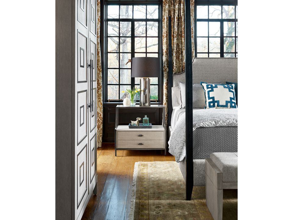 Stone Top Nightstand