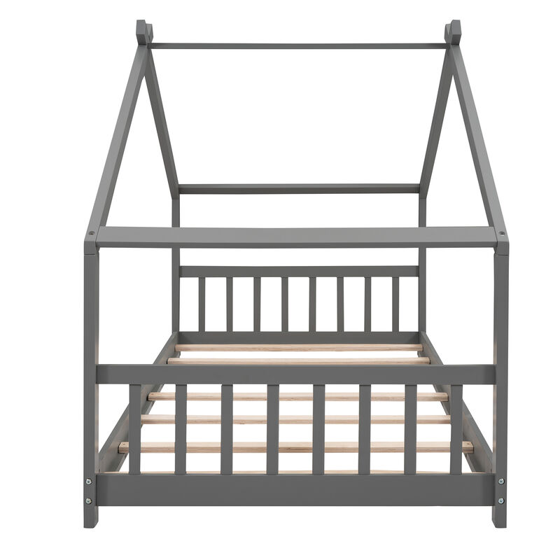 Merax House Bed Wood Bed