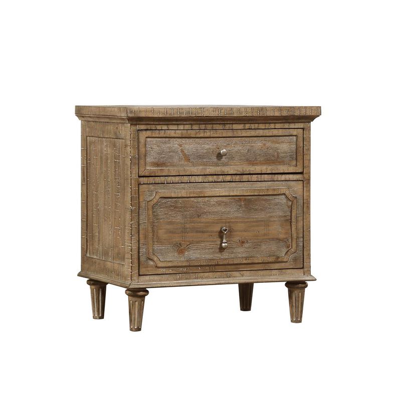 Wallace & Bay Haynes 2-Drawer Nightstand