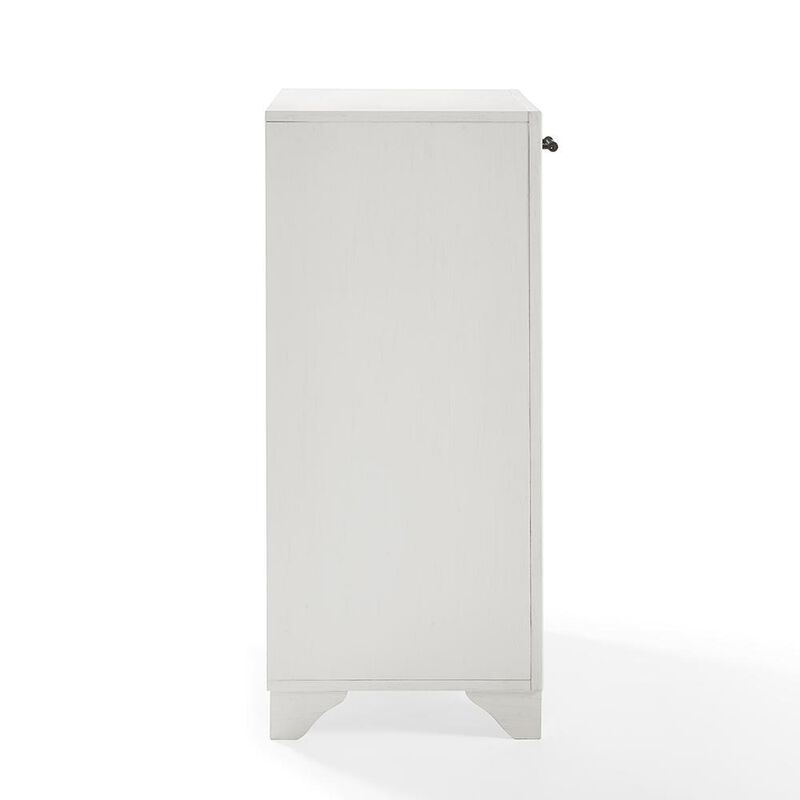 Crosley Furniture Tara Linen Hamper White